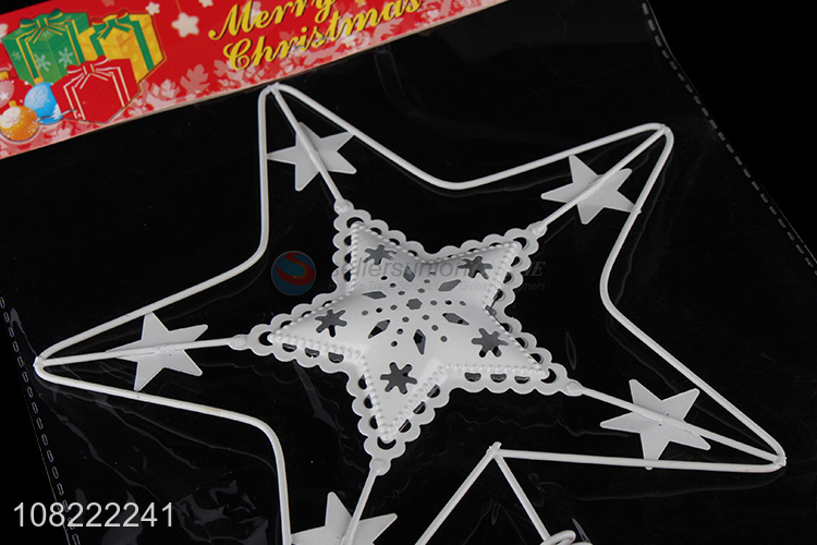 Factory Price Iron Star Ornament Christmas Tree Top Star