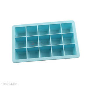 Online wholesale bpa free food grade 15-cavity ice cube mold tray