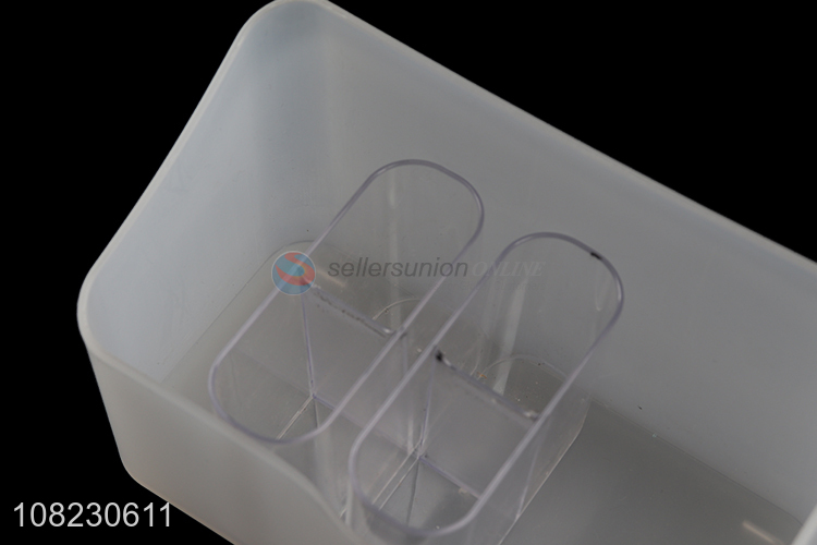 Yiwu market plastic makeup cosmetic storage box for desktop