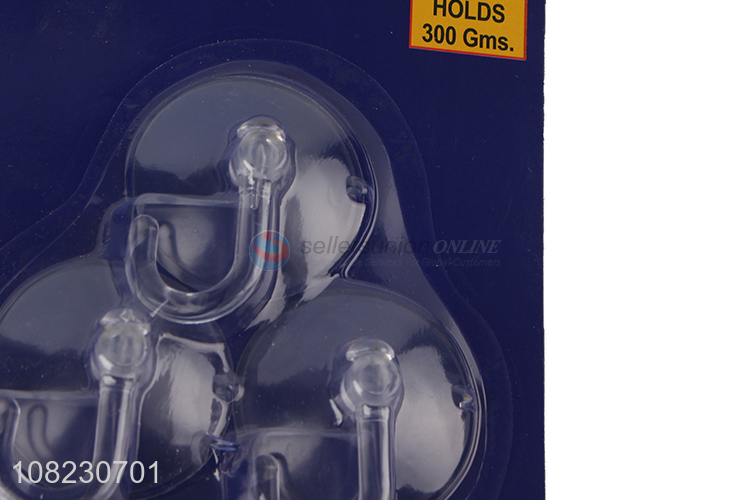 New arrival 3pieces heavy duty large suction hooks for sale