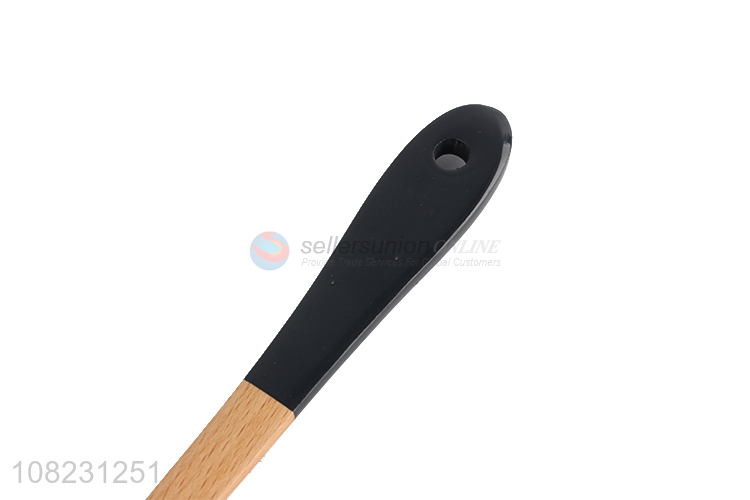 Good Sale Wooden Slotted Turner Spatula For Kitchen Cooking