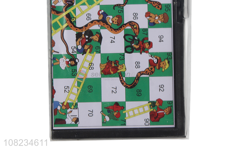 Best selling easy carry folding board snake ladder games