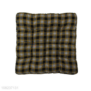 Factory supply winter thick chair <em>cushion</em> plaid car <em>seat</em> <em>cushion</em>