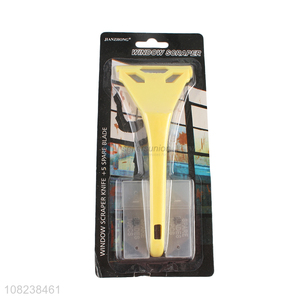 Yiwu wholesale creative window scraper with spare blade