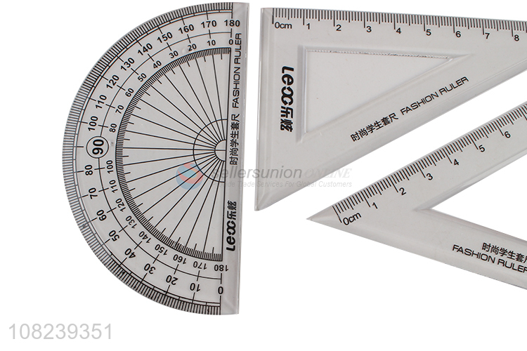 Custom Professional Geometry Ruler Set Student Ruler Set