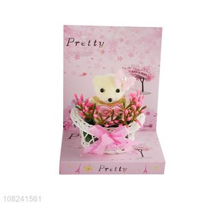 Wholesale cheap price delicate gifts set mini bear for Valentine's Day