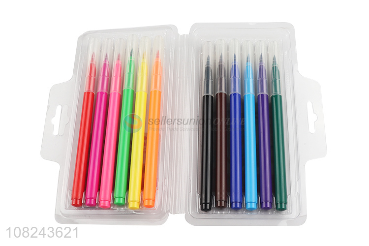 Hot Selling 12 Pieces Water Color Pen Set For Children