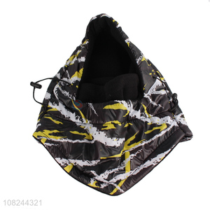 Wholesale stylish double-layer thermal balaclava hat for sport cycling