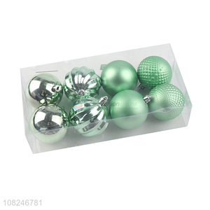 New arrival 8pieces plastic christmas ball for home decoration