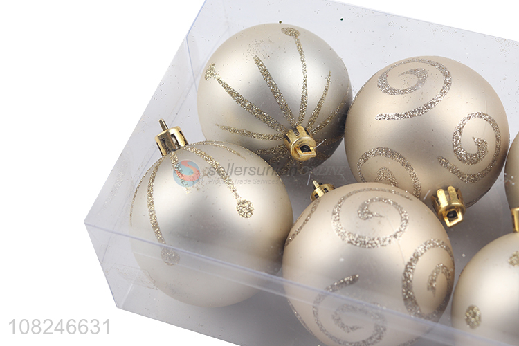 Good price 6pieces party decoration hanging christmas ball for sale