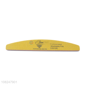 China supplier 120/180 grit nail file professional washable nail buffer