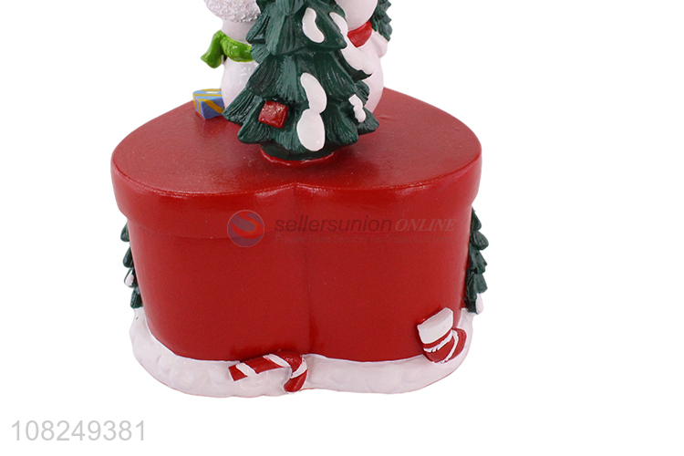 New products snowman lids resin crafts for christmas gifts