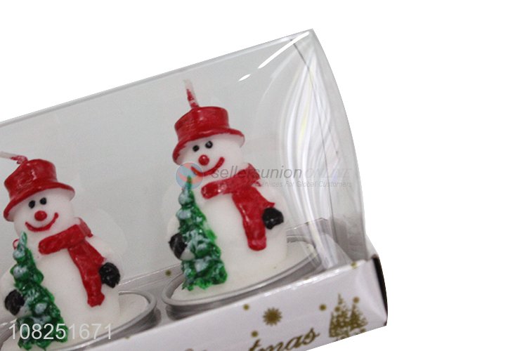 High Quality Snowman Scented Candle Christmas Candle Set