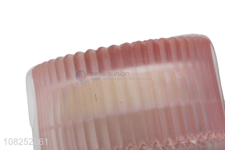 Yiwu wholesale pink glass cup wax household scented candle