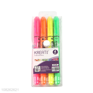 Factory Wholesale Soft Tip Highlighters Water-based Pen