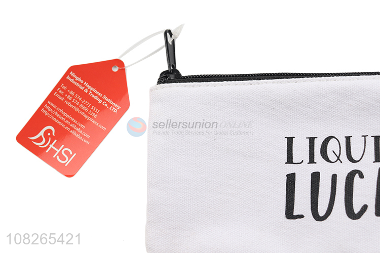 Yiwu market simple Oxford cloth pencil bag wholesale