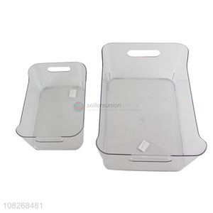 High quality transparent plastic storage box refrigerator box