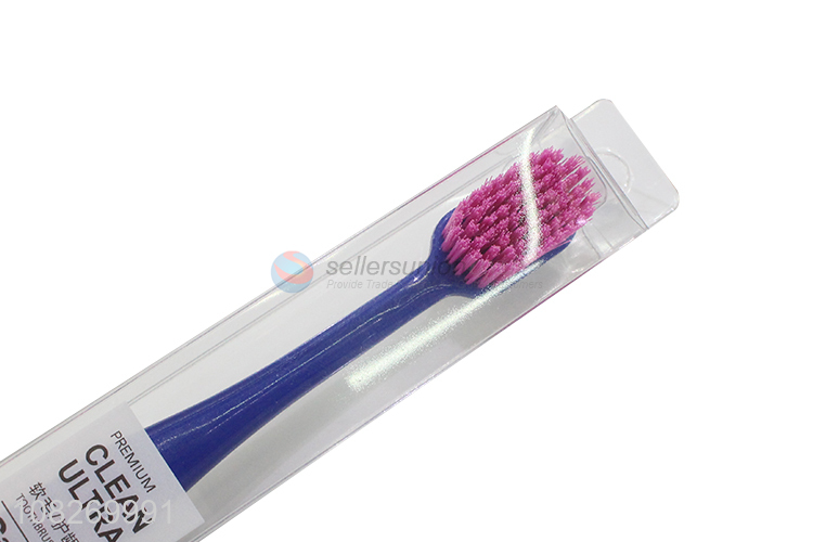 Yiwu factory nylon soft adult toothbrush for daily use