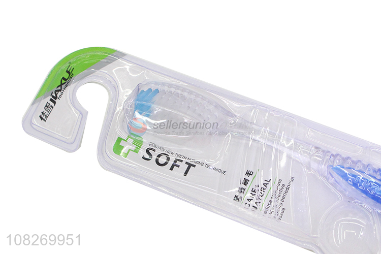 Wholesale from china adult toothbrush with plastic handle