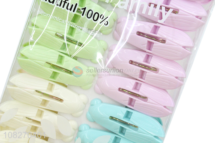 Custom 20 Pieces Clothes Pegs Multipurpose Plastic Clips