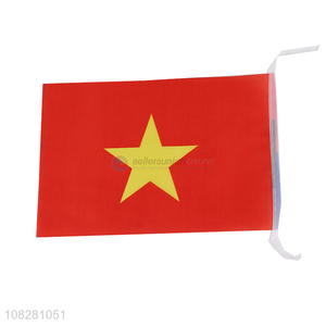 Factory wholesale Vietnam national flag events handheld flags