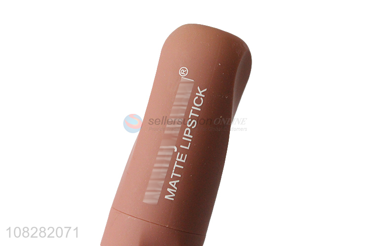 Yiwu market silky matte waterproof long lasting nude lipstick