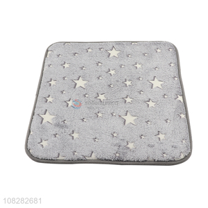 New design square soft non-slip luminous polyester <em>seat</em> <em>cushion</em>