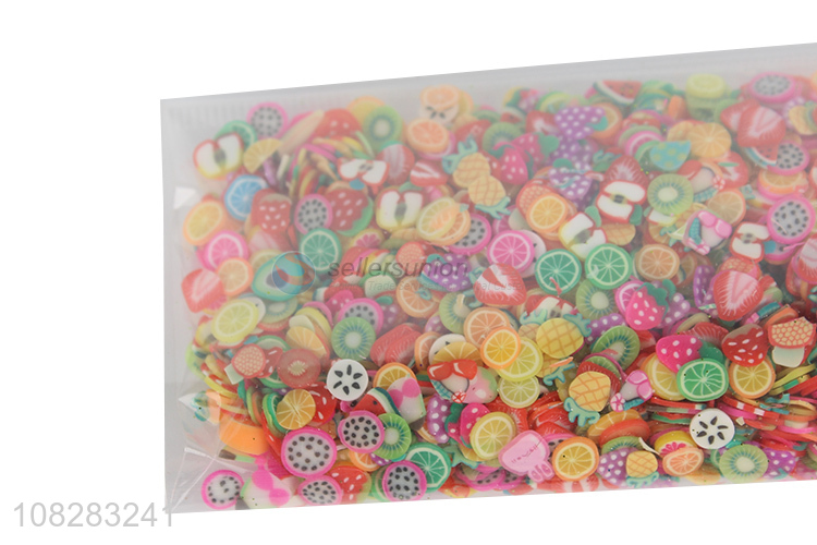 Fashion Design Polymer Clay Fruit Slices Nail Art DIY Decoration