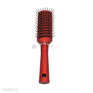 Low price red wide teeth hair comb hair brush for daily use