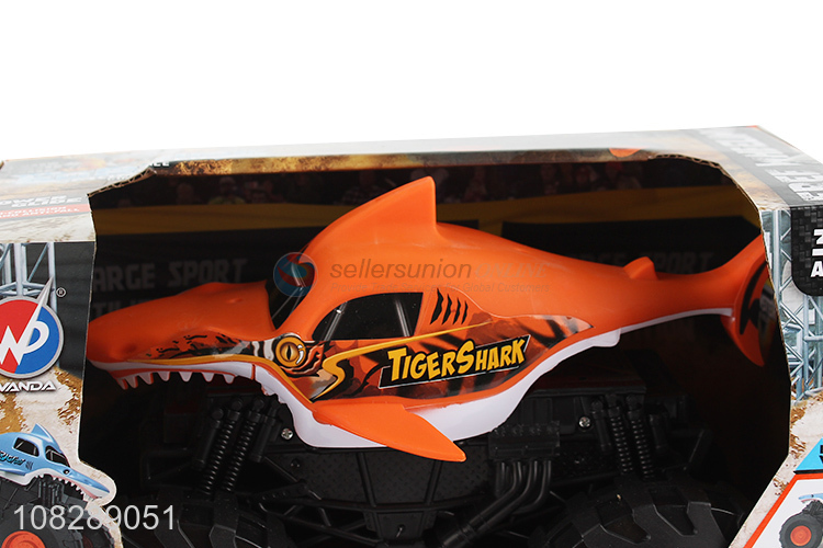 New design 1:18 scale free wheeling off road tiger shark vehicle toy