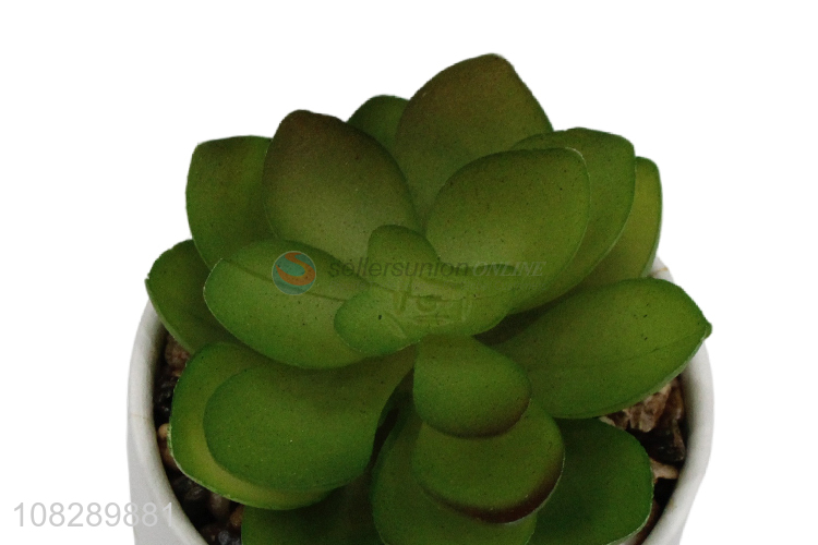 Wholesale succulent potted artificial plant bonsai ceramic ornament