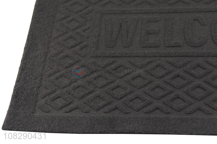 China supplier simple welcome floor mat home porch mat