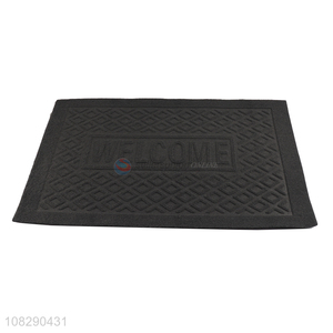 China supplier simple welcome floor <em>mat</em> home porch <em>mat</em>