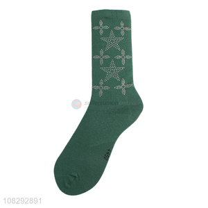 New Design Women Cotton Socks Breathable Crew Socks