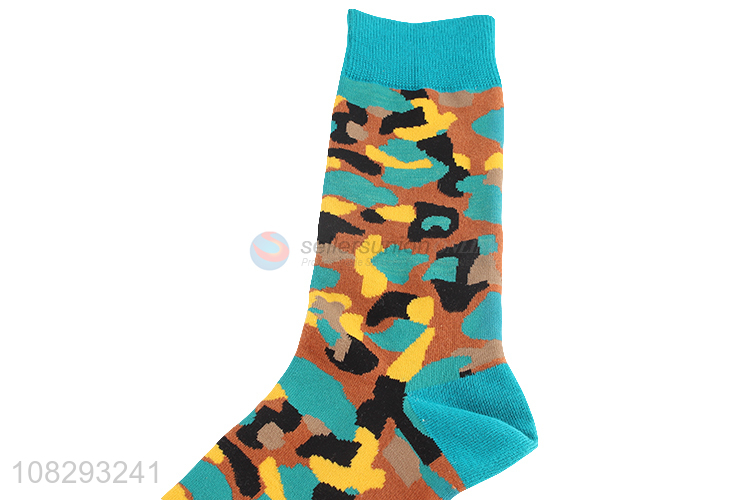 Factory Wholesale Colorful Cotton Socks Adults Breathable Socks