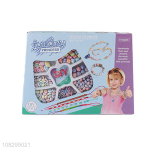 China supplier pop beads hand woven bracelet jewelry making kit