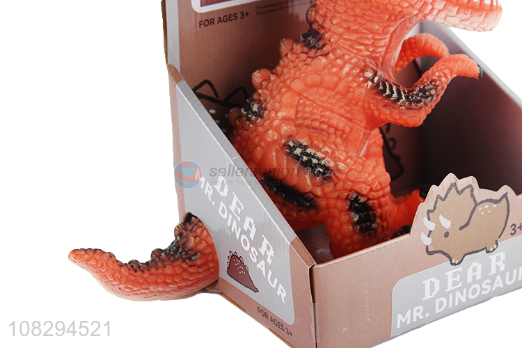 Factory supply cartoon tyrannosaurus toy dinosaur model toy gift