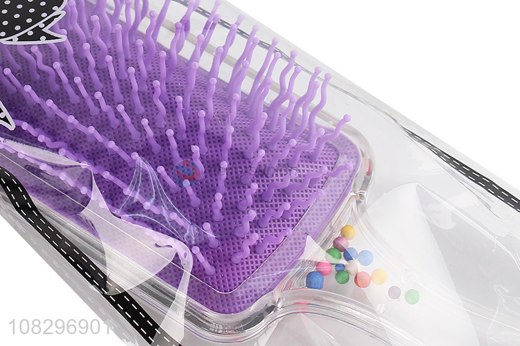 Good quality purple professional hair combs for hairdressing