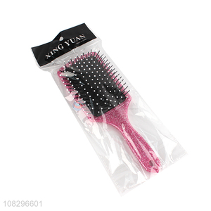 Good quality wide teeth anti-static massage hair comb with handle