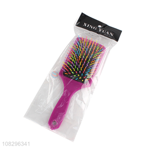 China factory colorful pins massage hair comb for sale