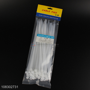 China imports 50pcs 5*200mm self-locking nylon cable ties