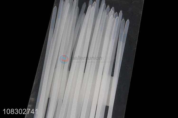 Online wholesale 50pcs 4*250mm heavy duty nylon cable ties