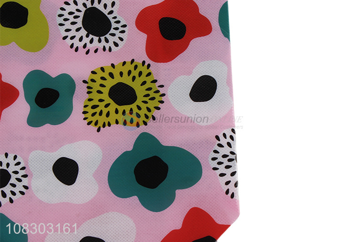 Hot items colourful flower pattern girls shopping bag handbag