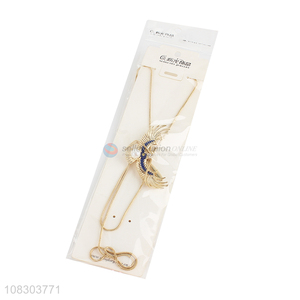 Yiwu direct sale <em>fashion</em> <em>necklace</em> girls temperament <em>necklace</em>