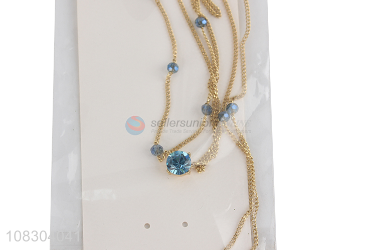 Low price wholesale creative thin chain girl fashion necklace