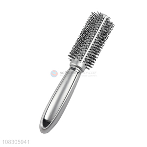 New arrival silver curly hair comb hair brush for ladies