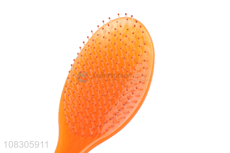 China factory orange nylon massage hair comb hair brush