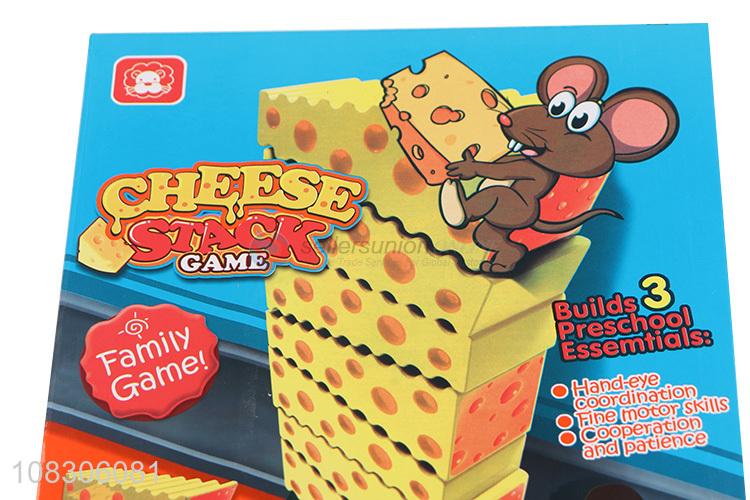 Yiwu market family games cheese stack games with top quality