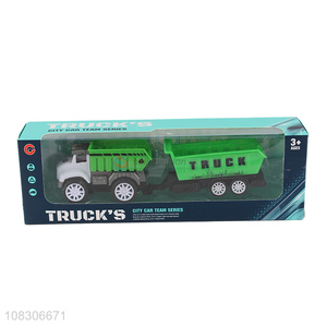 High Quality Pull-Back Vehicle Sanitation Vehicle Toy Car