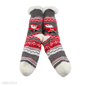 Wholesale price simple thicken socks floor socks for ladies